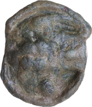 reverse: Northern Apulia, Luceria. Light series. AE Cast Uncia, c. 217-212 BC
