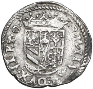 obverse: Urbino. Francesco Maria II della Rovere (1574-1624). Grosso di modulo stretto