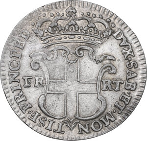 reverse: Carlo Emanuele III (1730-1755), Primo periodo. 5 soldi 1746 Torino