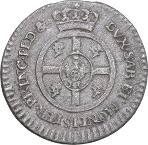 reverse: Vittorio Amedeo III (1773-1796). 1/2 reale 1788