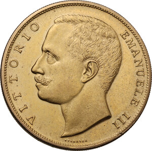 obverse: Vittorio Emanuele III (1900-1943). 100 lire 1903 FALSO/RIPRODUZIONE