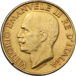 obverse: Vittorio Emanuele III (1900-1943). 100 lire 1923 FALSO/RIPRODUZIONE