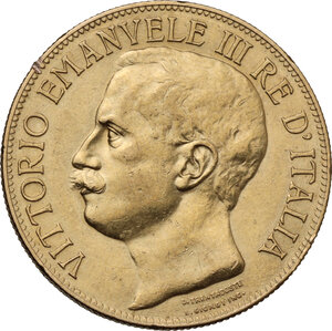 obverse: Vittorio Emanuele III (1900-1943). 50 lire 1911 cinquantenario dell Unità d Italia