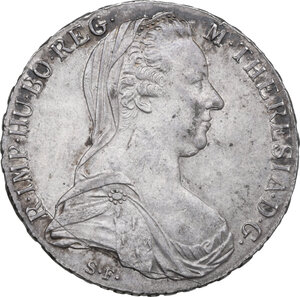 obverse: Vittorio Emanuele III (1900-1943). Tallero di Convenzione Maria Teresa (1780)