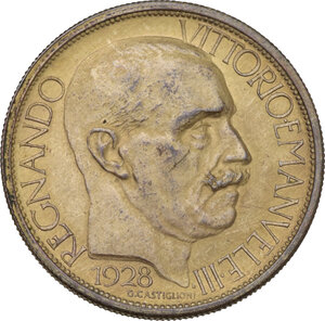 obverse: Vittorio Emanuele III (1900-1943). Buono da 2 lire 1928 Esposizione Fiera Milano