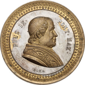 obverse: Pio IX (1846-1878), Giovanni Mastai Ferretti. Medaglia Sacro Cuore