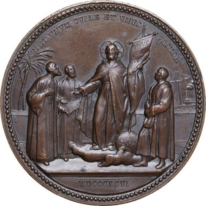 reverse: Leone XIII (1878-1903), Gioacchino Pecci. Medaglia annuale, A. XIX. Unità della Chiesa