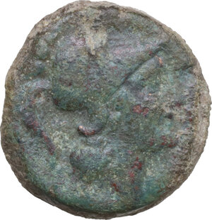obverse: Northern Apulia, Teate. AE Quincunx, c. 225-200 BC