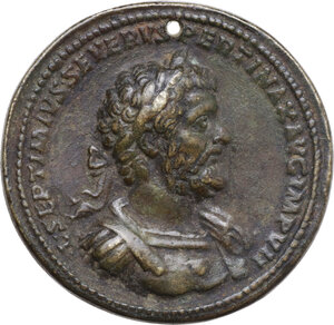 obverse: Settimio Severo (193-211). Medaglia in stile Padovanino. c. 1700-1800