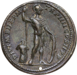 reverse: Settimio Severo (193-211). Medaglia in stile Padovanino. c. 1700-1800