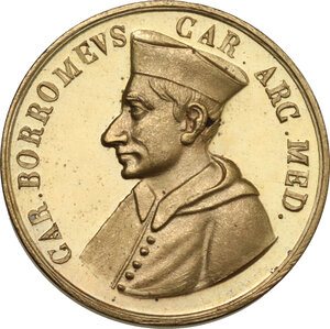 obverse: Milano. Carlo Borromeo (1538-1584), Cardinale ed Arcivescovo di Milano. Medaglia