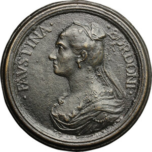 obverse: Faustina Bordoni (1700-1781), soprano veneziana. Medaglia unifacie