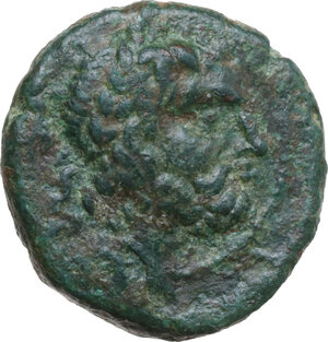obverse: Southern Apulia, Brundisium. AE Semis, 2nd century BC