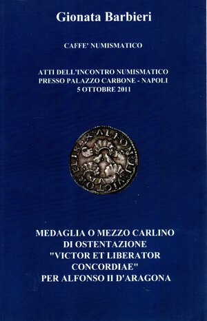 obverse: BARBIERI Gionata - Medaglia o mezzo carlino di ostentazione 