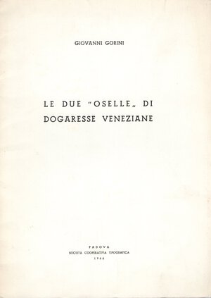 obverse: GORINI  G. - Le due 