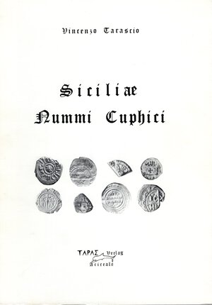 obverse: TARASCIO  V. -  Siciliae nummi cufici.  Acireale, 1986.  Pp. 263, tavv. 6 + 151 ill nel testo. ril. ed. ottimo stato, importante lavoro.