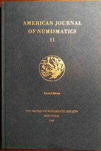 obverse: AMERICAN JOURNAL OF NUMISMATICS. 11. Second series, continuing The American Numismatic Society. Museum notes. New york, 1999. pp. 184, tavv. 7.