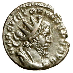 obverse: VITTORINO (268-270) Antoniniano per Colonia (g. 3,17) Busto rad. a ds. R/ Pax stante a sn. RIC 117.   MI    RARO  qSPL