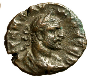 obverse: CLAUDIO IL GOTICO (268-270) Tetradracma per Alessandria. (anno 3 -270/271) (20 mm, g. 8.19) AVT K KΛAVΔIOC CEB, Busto laur., drapp. e corazz. a ds. R/ Aquila stante a ds. con corona nel becco tra L - Γ; dietro, ramo di palma. Geissen 3047; Dattari 5413.   AE    SPL