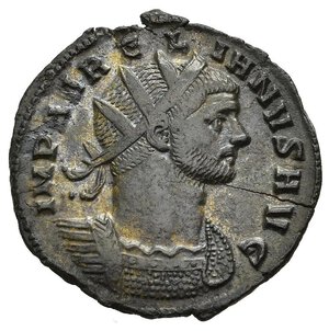 obverse: AURELIANO (270-275). Roma. Antoniniano. 273-274. MI (3,14 g). D/ MP AVRELIANVS AVG, busto radiato e corazzato a destra; R/ RESTITVT ORBIS / A, Aureliano incoronato da figura femminile. RIC V 53. BB. nr.reg.601/24