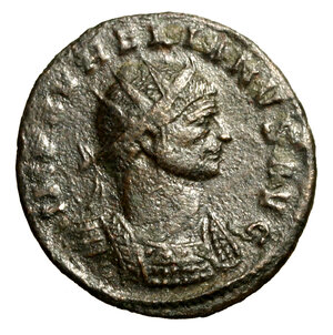 obverse: AURELIANO (270-275) Antoniniano. IMP AVRELIANVS AVG, Busto rad a ds. R/ Due figure stanti.    (g. ) AE   BB