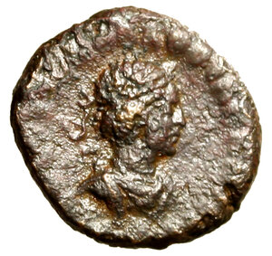 reverse: AURELIANO E VABALATO (270) Tetradracma per Alessandria (anno 1 - 270) Busto laur. e drapp. a ds. R/ Busto diad. e drapp. di Vabalato a ds. Emmett 3914. (g. 9.20)    AE   raro   +BB