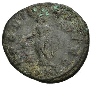 reverse: NUMERIANO (282-283). Ticino. Antoniniano riformato. MI (4,44 g). D/ IMP NVMERIANVS P F AVG, busto radiato, drappeggiato e corazzato a destra; R/ PROVIDENTIA AVG, Providentia stante, regge spighe e una cornucopoa; in esergo VIXXI. RIC V.2 447. MB.  nr.reg.601/24