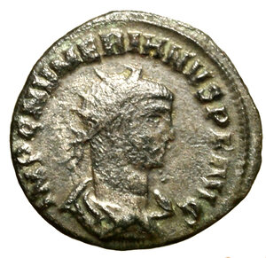 obverse: NUMERIANO (283-284) Antoniniano per Cizico. IMP R/ CLEMENTIA TEMP.; G en el campo, XXI en el exergo. RIC-463   AE   BB