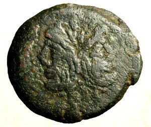 obverse: OPIMIA. Q. Opeimius (168-158 a. C.) Asse. Testa di Giano bifronte R/ Prora di nave a ds. Cr. 190/1    (g. 22,47)    AE    BB