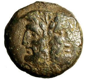 obverse: GARGILI, OGULNIA, VERGILIA. Gargilius, Ogulnius and Vergilius (86 a.C.) Asse (27 mm, g. 12,3) Testa di Giano bifronte R / Prora di nave a sn. Cr. 350A/3f; Syd. 722e.    AE    raro    +BB