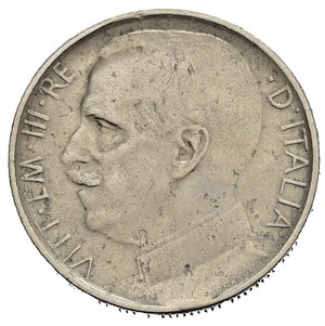 obverse: Regno d Italia. Vittorio Emanuele III (1900-1943). 50 centesimi 1924 contorno rigato. Gig.169 Raro. MB