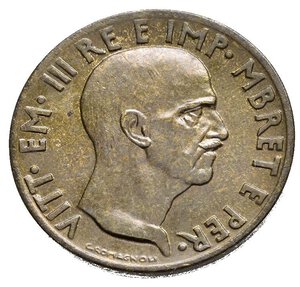 obverse: Regno d Italia. Vittorio Emanuele III (1900-1943). ALBANIA. 0,05 lek 1940 XVIII. Gig.17. qFDC