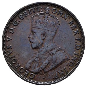 obverse: AUSTRALIA. Giorgio V. 1 penny 1921. BB