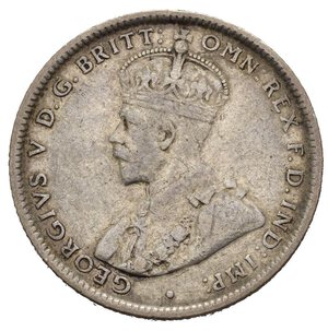 obverse: AUSTRALIA. Giorgio V. 1 shilling 1917 M. Ag. qBB