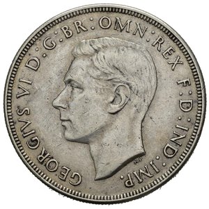 obverse: AUSTRALIA. Giorgio VI. Crown 1937. Ag. BB