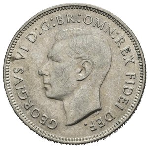 obverse: AUSTRALIA. Giorgio VI. Florin 1951. Ag. qSPL