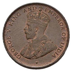 obverse: CEYLON. Giorgio V. 1/2 cent 1926. Cu. qFDC