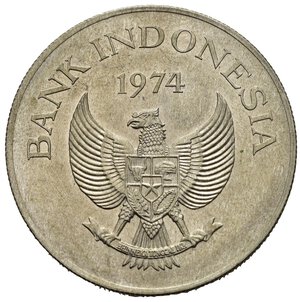 obverse: INDONESIA. 2000 Rupie 1974. Ag. qFDC