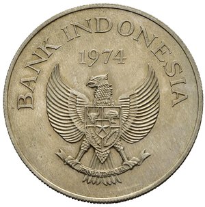 obverse: INDONESIA. 5000 Rupie 1974. Ag. qFDC