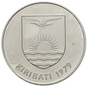 obverse: KIRIBATI. 5 Dollars 1979. Ag. Lievi segni e impronte. Proof