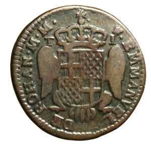 reverse: MALTA. Emmanuel de Rohan (1775-1797) Tarì 1786. Stemma coronato R/ Testa di S. Giovanni su un piatto. Restelli 68.    CU    (g. 7,45)    RARO    BB