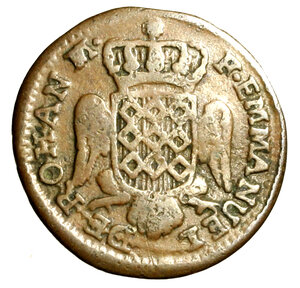 obverse: MALTA. Emmanuel de Rohan (1775-1797) 5 grani 1776. Stemma coronato R/ Due mani strette; sotto, V. KM 299.    CU    (g. 3,52)    RARO    BB