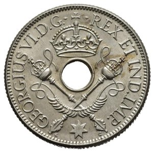 obverse: NUOVA GUINEA. Giorgio VI. 1 shilling 1938. Ag. qFDC