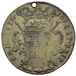 obverse: RAGUSA (Dubrovnik) - Repubblica 1358-1805. Ducato 1797. Ag (12,90 g). Forato. qBB