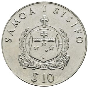 obverse: SAMOA. 10 dollari 1979. Ag. qFDC