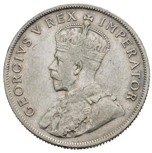 obverse: SUDAFRICA. Giorgio V. 2 shillings 1935. Ag. KM#22. BB