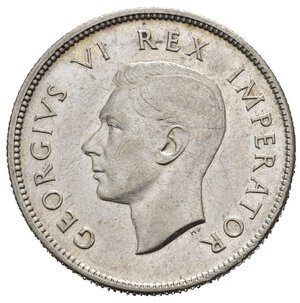 obverse: SUDAFRICA. Giorgio VI. 2 Shillings 1937. Ag. KM#29. BB+