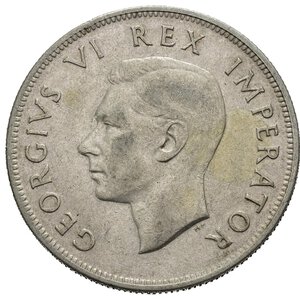 obverse: SUDAFRICA. Giorgio VI. 2,5 Shillings 1939. Ag. KM#30. BB+