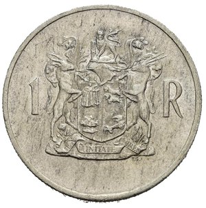 reverse: SUDAFRICA. 1 Rand 1969. Ag. SPL