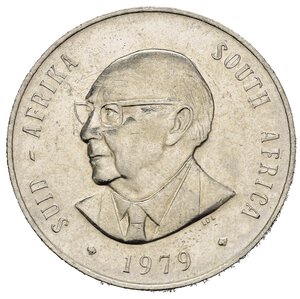 obverse: SUDAFRICA. 1 Rand 1979. Ni. SPL